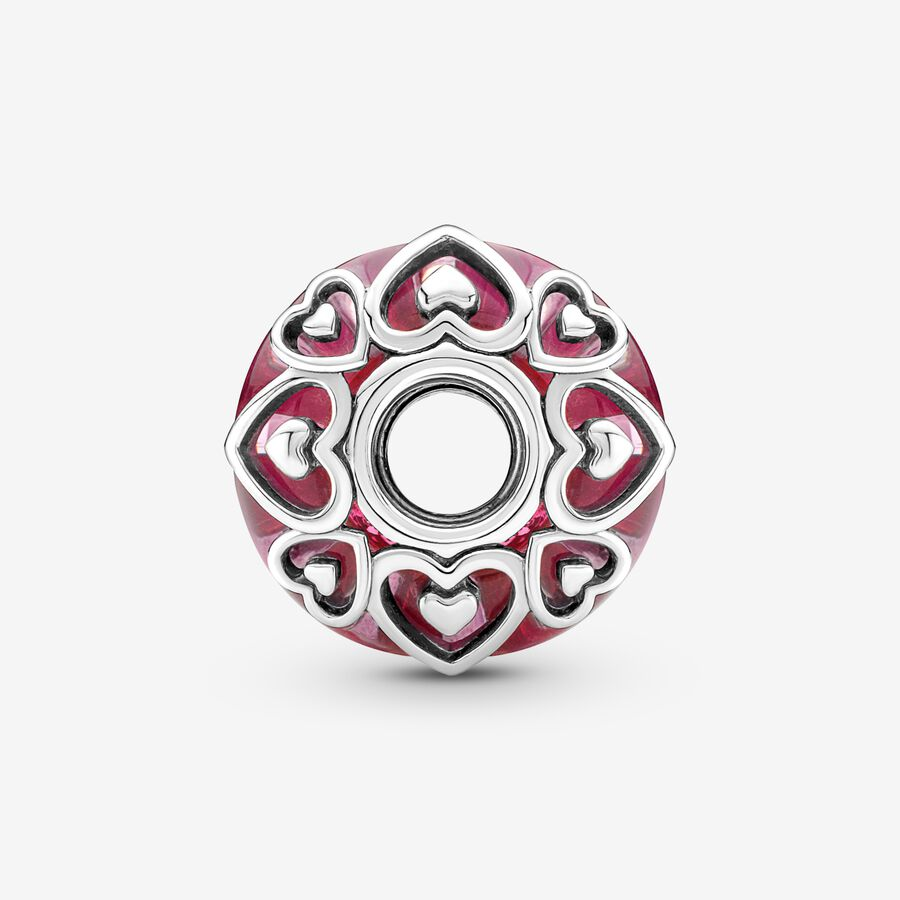 Charm Cristal de Murano Rosa Declara tu Amor