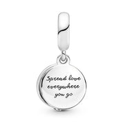 Charm Colgante Pandora Pavé de Plumas