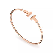 Pulsera Tiffany T Wire Rose Gold