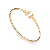 Pulsera Tiffany T Wire Dorada
